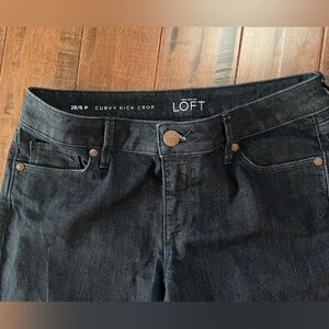 Like New Ann Taylor LOFT Curvy Kick Crop 28/6 P